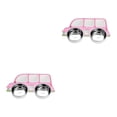 thumbnail image 2 of Bearachild Vajilla de acero inoxidable para niños, cuchara, tenedor, cuchara de alimentación de coche de dibujos animados, de cubiertos, camión Rosa Camión/Cuenco/extraíble 2Conjunto, 2 of 6