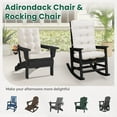 thumbnail image 6 of SERWALL Outdoor Rocking Chair & Adirondack Cushion Set of 4, Non Skid Slip and Watreproof,for Outdoor and Indoor,Beige, 6 of 6