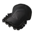 thumbnail image 3 of Gorra de béisbol femenina, estilo urbano, moderna, deportiva, ajustable, para el sol Negro, 3 of 9
