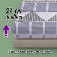 thumbnail image 4 of Juego De Sabanas Queen Size Estampadas De Microfibra De Poliester 4 Piezas Diseño Elegante Amplias Textura Suave, 4 of 5