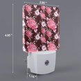 thumbnail image 2 of Naloa Rose Flowers Night Lights Plug into Wall, Dusk to Dawn Sensor Warm White Led Night Light 0.5W, Nightlight suit for Adults, Bedroom, Bathroom, Hallway, Kitchen, 2 of 5