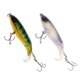 thumbnail image 1 of 2 unids / lote señuelos de pesca Whopper Popper realistas con 2 anzuelos triples azul / verde Macarena Señuelo de pesca, 1 of 8