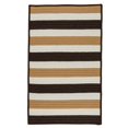 thumbnail image 1 of Colonial Mills PO89R108X108S Tapis Carré à Rayures Portiques de 9 Pieds; Expresso, 1 of 1