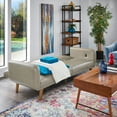 thumbnail image 3 of Weston Home Fosnavag Upholstered Convertible Split-Back Futon Sofa Bed with USB Charging Ports, Taupe, 3 of 11