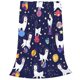 thumbnail image 2 of Balery Lama in Space Manta de Felpa Suave y Acogedora – Cobija de Franela Aterciopelada para Cama, Lavable y Cálida para Sofá, Mascotas, Transpirable-80"x60", 2 of 7