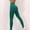 Green, variant on HOMBOM Army Green Leggings for Womens High Waist Butter Soft Training Yoga Ladies Pants No Front Seam M