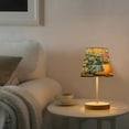 thumbnail image 6 of BZSMCE Table Lamp Creative Garden Shoes Painting Simple Pattern Night Light, 6 of 8