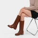 thumbnail image 2 of Botas hasta la rodilla JOKACEAR Saddle para mujer, tacón grueso, 2 of 6