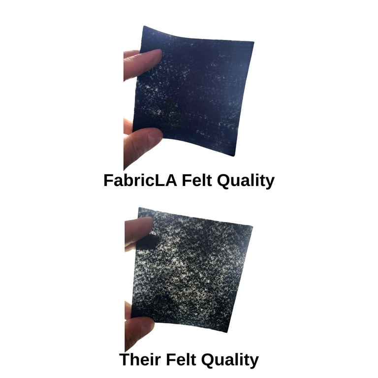 FabricLA Acrylic Felt Sheets For Crafts - Soft Precut 9 X 12