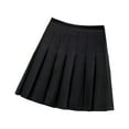 thumbnail image 3 of Jupe Plissée Femmes Vêtements Taille Haute Jupe Uniforme Scolaire Tendance Mini Jupes S, 3 of 8