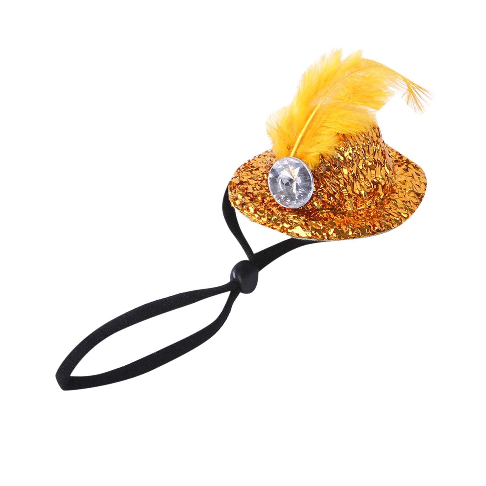 Ktyne Chicken Hats For Hen Small Funny Chicken Accessories Feather Top
