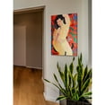 thumbnail image 4 of Marmont Hill "Figure on Tapestry" by Wayne Ensrud Painting Print on Wrapped Canvas, 4 of 5