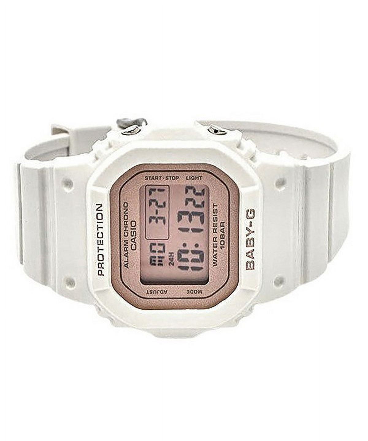Casio Baby-G Digital White Resin Strap Quartz BGD-565SC-4