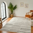 thumbnail image 4 of Rug Branch Domus Abstract Indoor Area Rug, Cream Black - 4'x6', 4 of 7