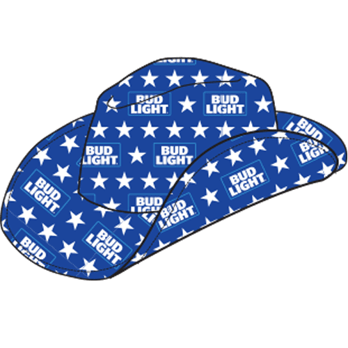 BUD LIGHT COWBOY HAT - Walmart.com