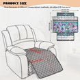 thumbnail image 7 of Kuiaobaty Aztec Hummingbird Floral Print Reclining Chair Slipcover, Waterproof Anti-Slip Armless Recliner Sofa Cushion Cover, Breathable Quilted Furniture Protector for Home, 7 of 7