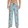 thumbnail image 1 of Fotbe I Am A Fan Popcorn Pantalones de Pijama para Hombre, Pantalones de Dormir, Pantalones de Casa con Cintura Ajustable y Bolsillos-X-Large, 1 of 6