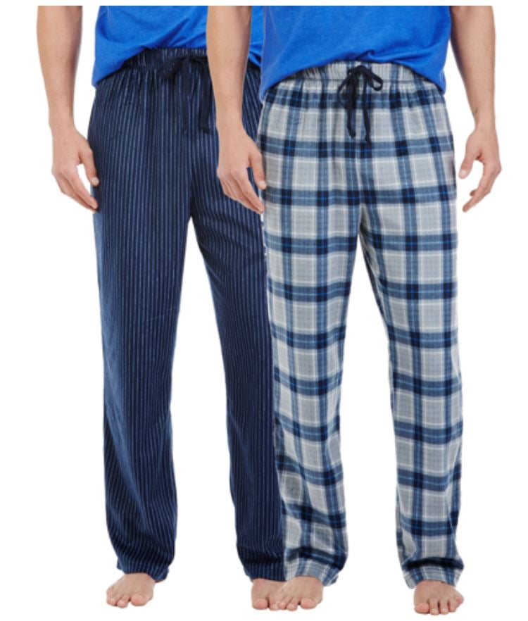 Nautica - NAUTICA Men's 2-Pack Soft Suede Fleece Pajama Bottom Pants ...