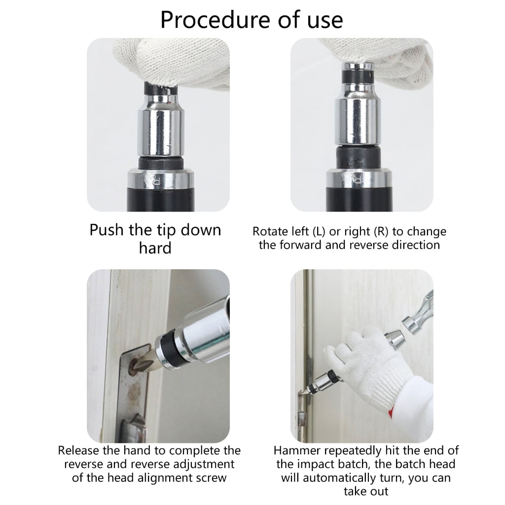 Alloy Steel Impact Driver Bits Set Multi Specifications Bits For Various Screws