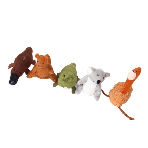 Vogacara Five Australia Unique Animals Finger puppets Juguetes