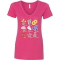 thumbnail image 3 of Inktastic Wild Flower Chart Women's V-Neck T-Shirt, 3 of 5