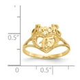 thumbnail image 3 of 14K 15 Amor Heart Ring K3885, 3 of 5