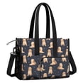 thumbnail image 2 of Teacher Tote Bag,Goldendoodle Dog Teacher Utility Tote Bag,Large Work Tote Bags for Women with Multiple Pockets,Top Zipper Closure,13.8x10.6x6.7 Inch, 2 of 5