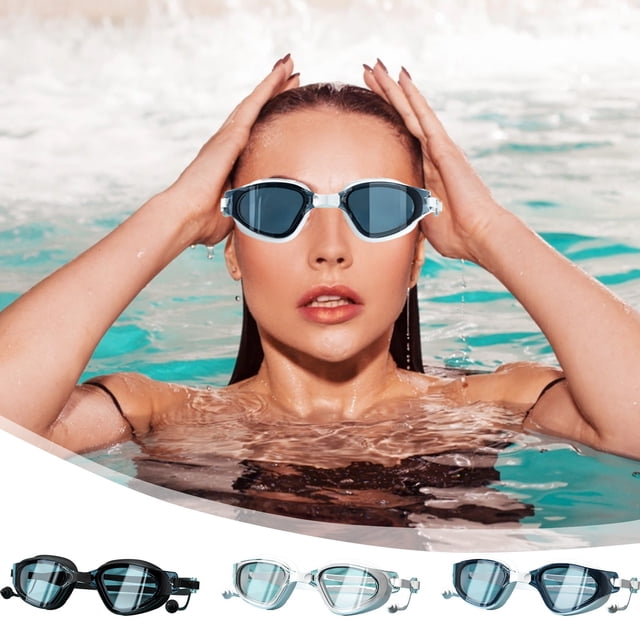 Lunettes de Natation Anti-Buée pour Adultes et Enfants - Vision HD, Confort Étanche, Protection UV