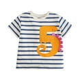 thumbnail image 4 of URMAGIC Girls' Tees Short Sleeve T-Shirt Cotton Casual Cartoon Digital Summer Crewneck Tunic T-Shirts Tops Clothing 2-7 Years, 4 of 9