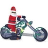 Airblown Inflatable Santa Riding Chopper
