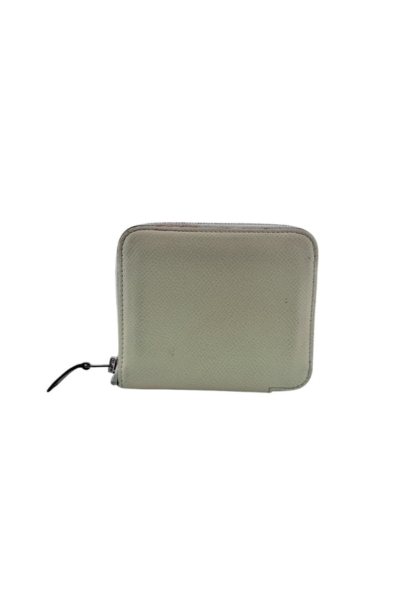 Pre-Owned HERMES Coin Card Case, Bi-fold Wallet, White