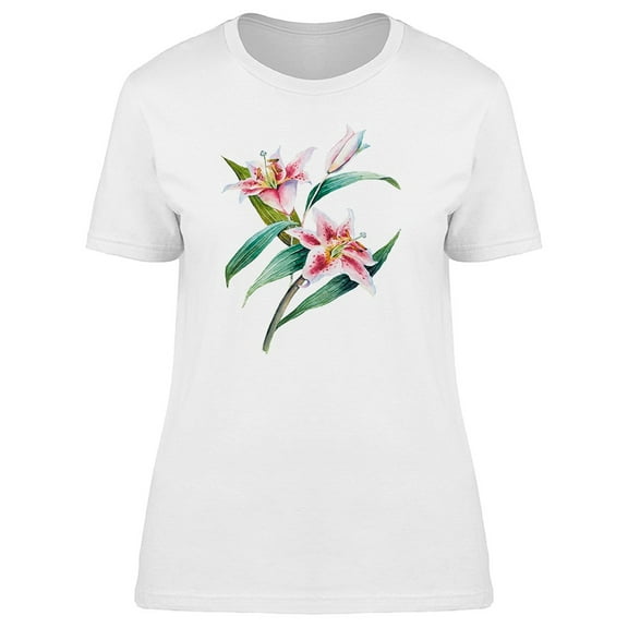 Elegant Lilias Flower Tee Women's -Image by Shutterstock