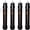 4pcs, variant on 2/4pcs Portable Personal Water Filter Straw, 0.1 Micron Mini Purifier, Black ABS with Carabiner, Compact Durable for Hiking, Camping, Travel & Emergency