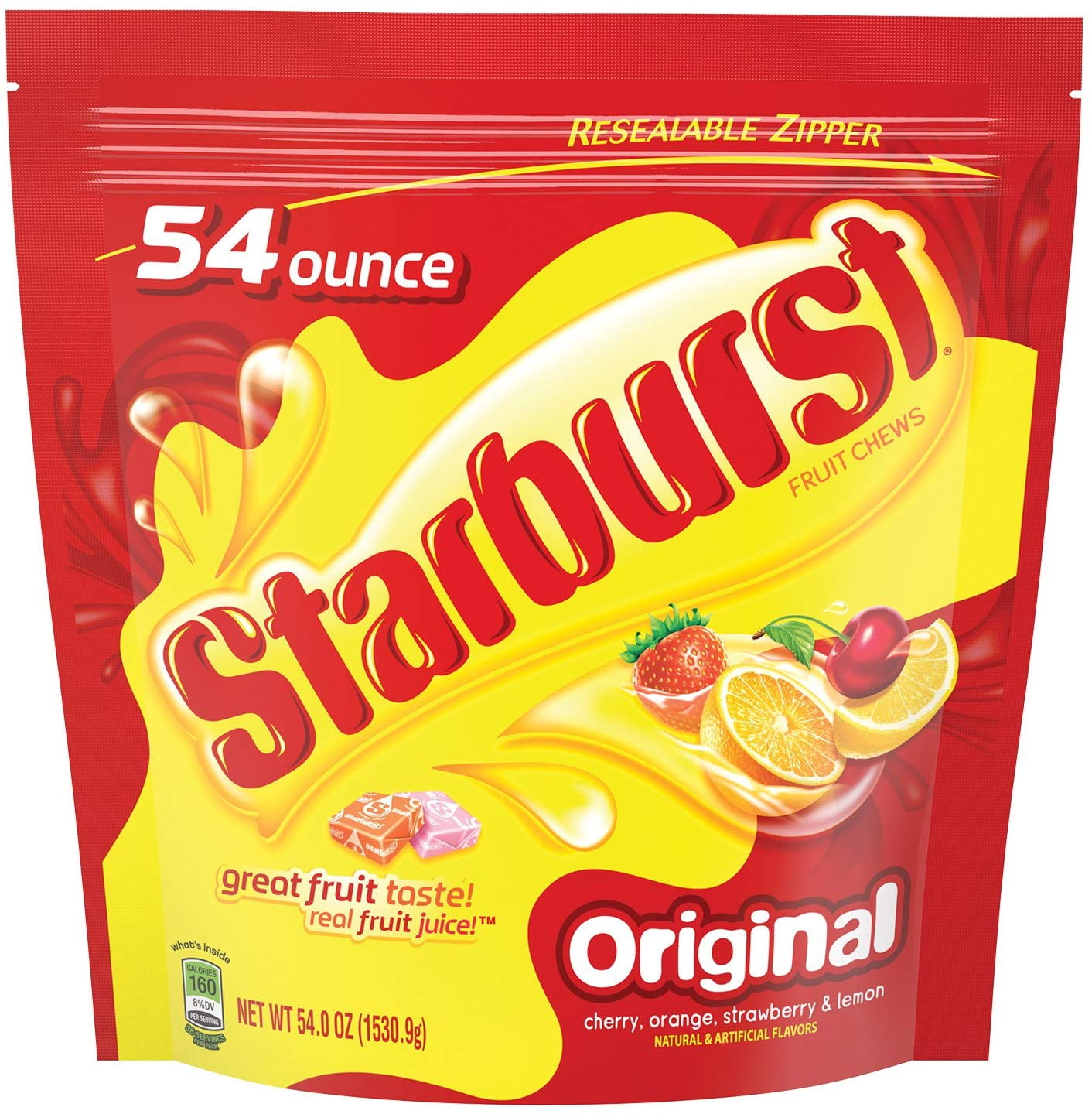 Starburst Original Fruit Chew Candy 54 Ounce Party Size Bag Walmart Com Starburst Original Fruit Chew Candy 54 Ounce Party Size Bag Walmart Com