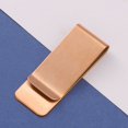thumbnail image 1 of Pinza para corbata de traje de estilo simple de acero inoxidable con espejo, clip para billetera con láser brillante, 1 of 6