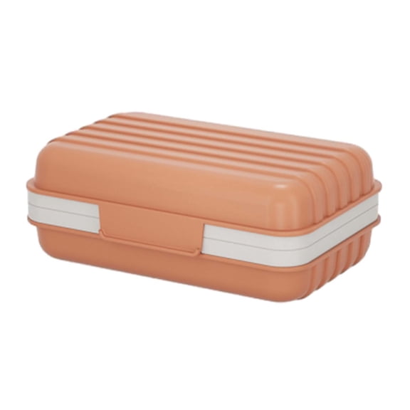 Tahtuvzn Storage and Organization Clearance! Leakproof Travel Soap Dish with Lid Draining Soap Bar Travel Soap Container Portable Soap Case for Traveling Camping Outdoor Gym Bathroom