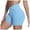 Z01-Sky Blue, variant on GEWSEY Womens 3" Swim Board Shorts High Waisted Bathing Suit Bottoms Boy Shorts Adjustable Ruched Side Bikini Shorts S-XXL Pink, XL