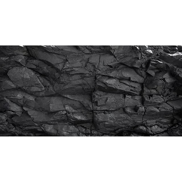 AWERT 48x24 inches Stone Aquarium Background Black Rock Fish Tank Background Rocky Terrarium Background Polyester Background