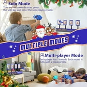 ABSOKE Electronic Shooting Target with 2 Foam Blaster Toy,Outdoor Tony Gun Gift for Kids Boys Girls Age 6-12