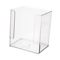 thumbnail image 3 of Archivador de revistas, organizador de libros de escritorio, caja de almacenamiento de libros transparente, vitrina apilable para sobres, hogar,, 3 of 9