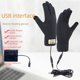 thumbnail image 2 of Guantes de pantalla táctil con calefacción y carga USB, forro polar de lana, gruesos, resistentes al frío, de punto, guantes cálidos de calefacción eléctrica para hombres, 2 of 5