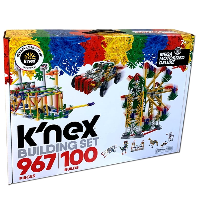 ニュースキン　セット K'nex Buildable Playset: Deluxe Motorized STEAM Blocks Toy for