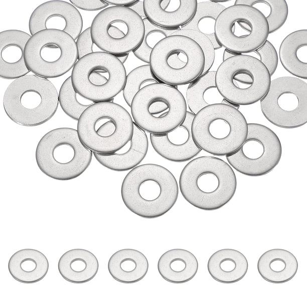 Juego de arandelas metálicas Uxcell M8 x 24mm, 36 piezas de arandelas planas de acero inoxidable 304