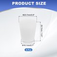 thumbnail image 2 of Uxcell Tapered Shaped Solid Silicon Stopper, Tube Rubber Stoppers Lab Plugs for Sealing Copper Pipes Bottles Vials 7/8" 8, 2 of 5