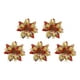 thumbnail image 2 of Flores navideñas de tela tejida para decoración festiva | Adornos artificiales de flor de Pascua para coronas de árbol de Navidad | Accesorios florales festivos para la decoración navideña del hogar, 2 of 6