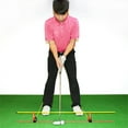 thumbnail image 2 of kurtrusly High-carbon Golf Swing Trainer Foldable Gesture Adjusting Practising Training Aid Indoor Outdoor Field Office Teaching Guide, 2 of 3