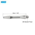 thumbnail image 2 of Uxcell  Aluminum Dart Shafts 15 Pack Medium 2BA Thread Dart Stems Silver Tone 35mm, 2 of 5