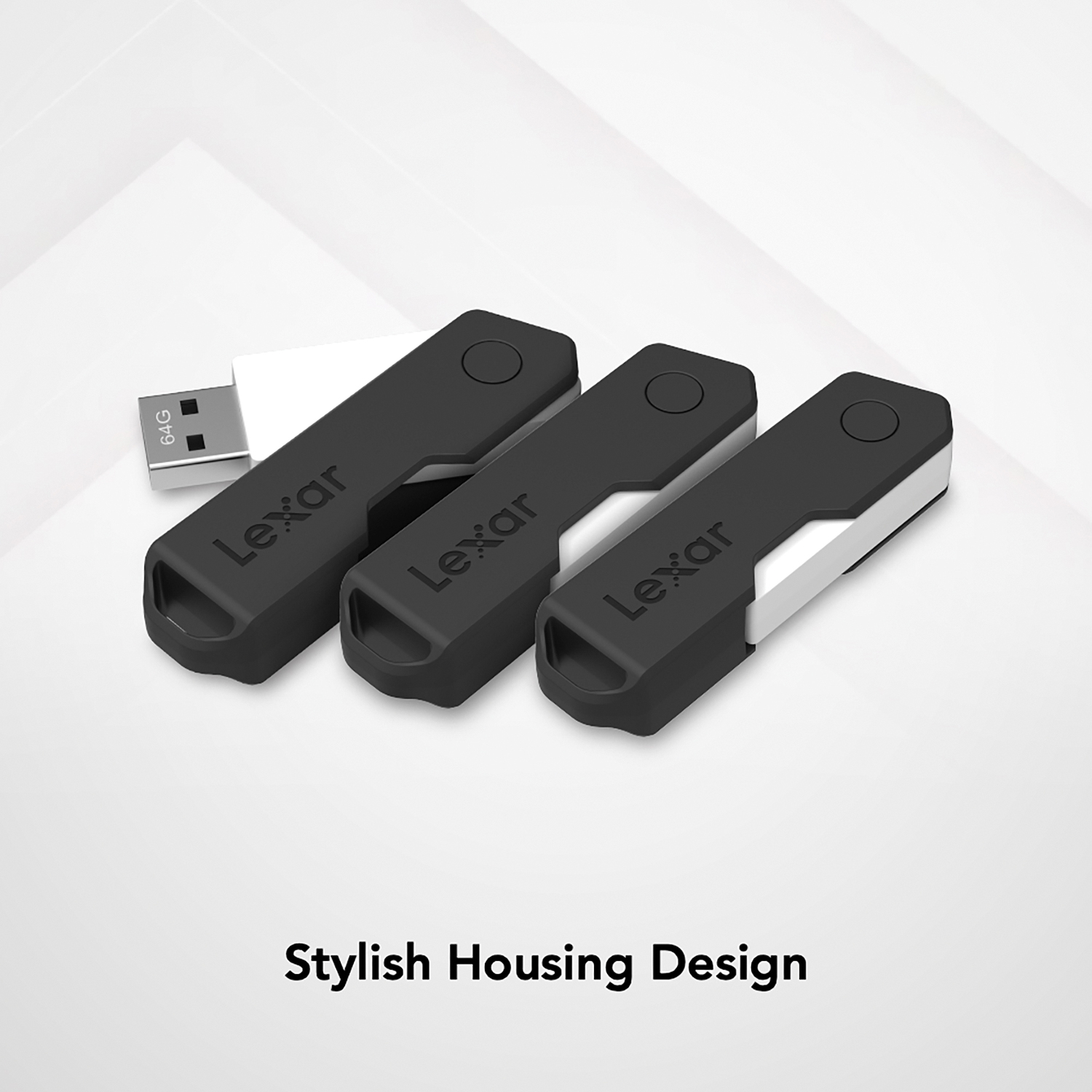 Lexar JumpDrive TwistTurn2 USB 2.0 Flash Drive (64 GB)