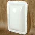 HECASA RV Skylight Cover White 14" X 22" for RV Shower Camper Food Truck Skylight Inner Dome Kit