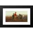 thumbnail image 2 of Laszlo Pataky von Sospatak 14x9 Black Modern Framed Museum Art Print Titled - The Potato Harvest, 2 of 5